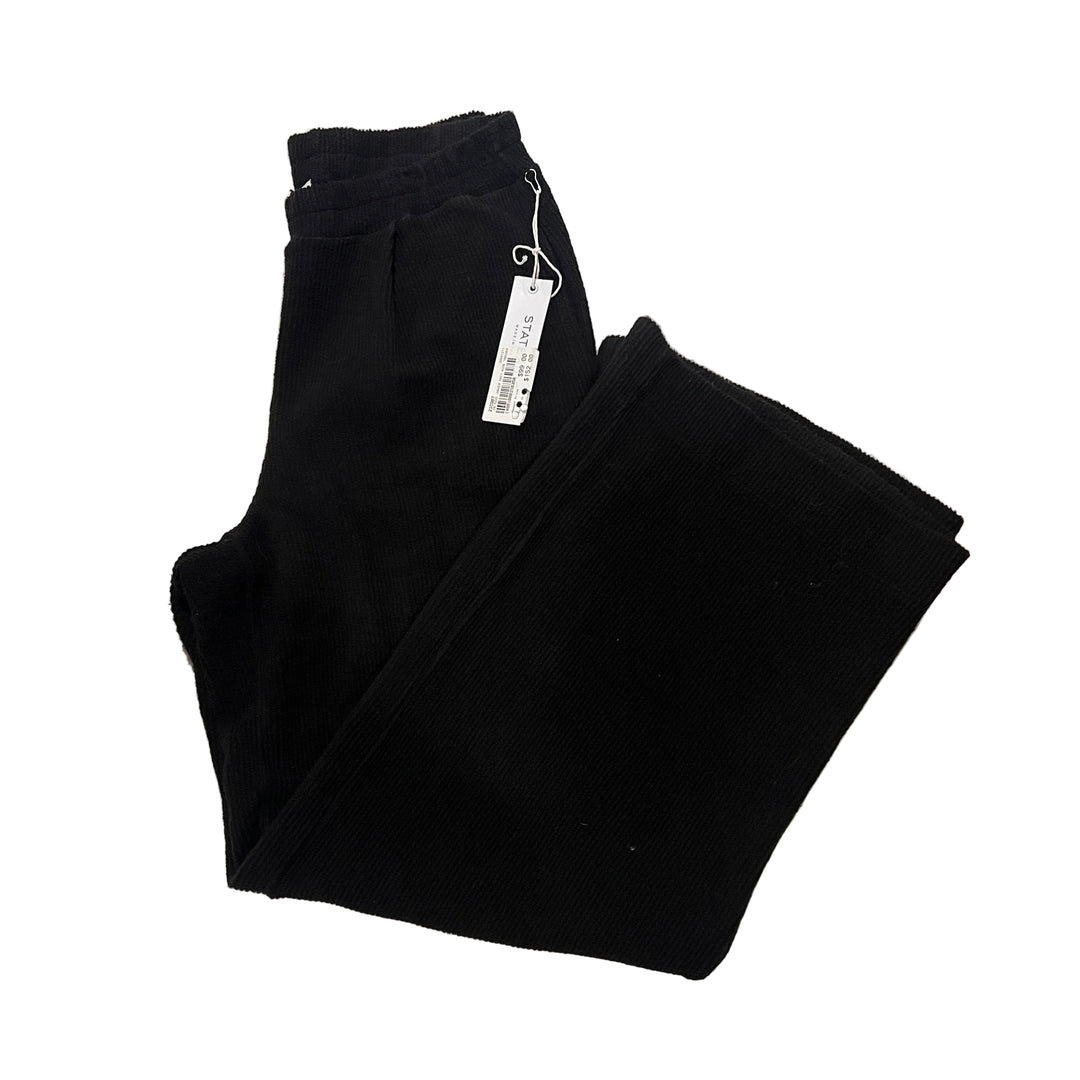 Stateside Jasper Knit Wide Trouser - Black - Skorzie