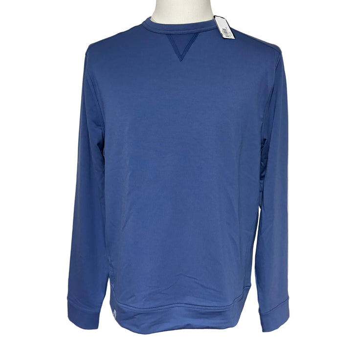 Johnnie-O Willard Crewneck (w/logo) - Byron Blue - Medium - Skorzie