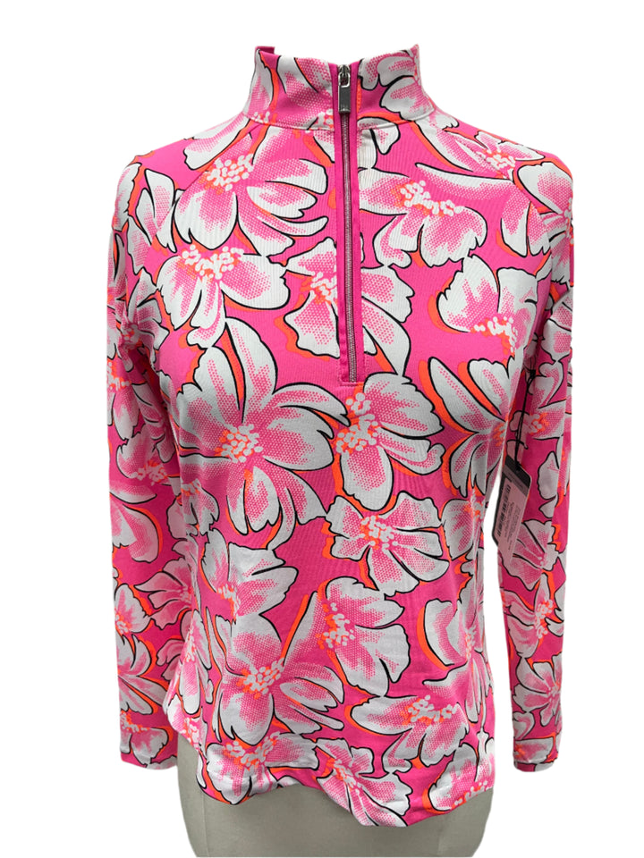 Tail Long Sleeve Mock Neck - Floral - Skorzie