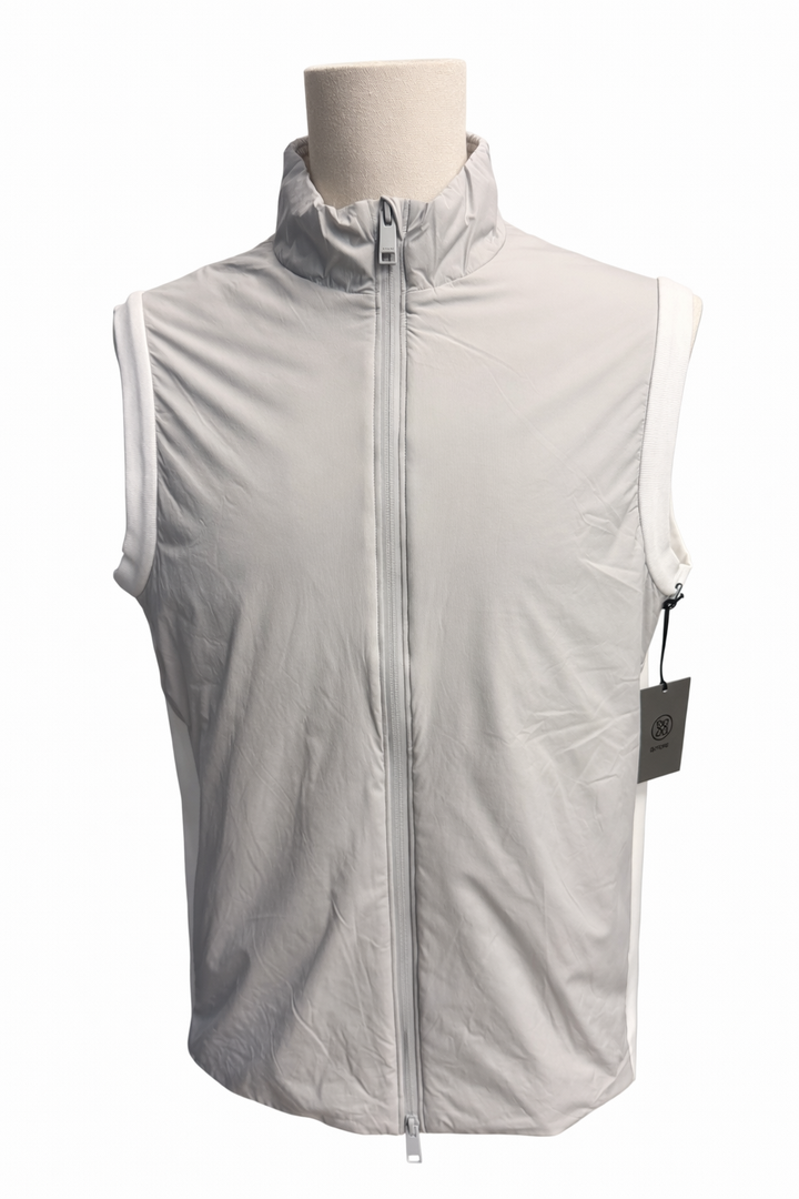 G/FORE Men's Maverick Hybrid Stretch Vest - Nimbus Gray - Medium - Skorzie