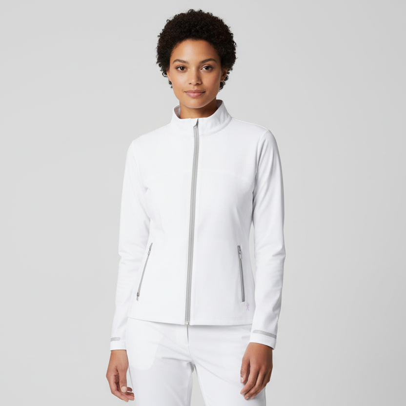Golftini Women's Sport Jacket Be An Athlete White Size M