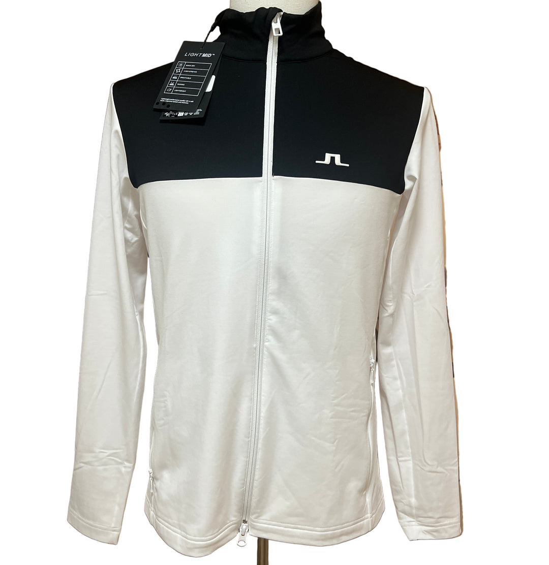 J.Lindeberg Banks Mid Layer - White - Medium - Skorzie