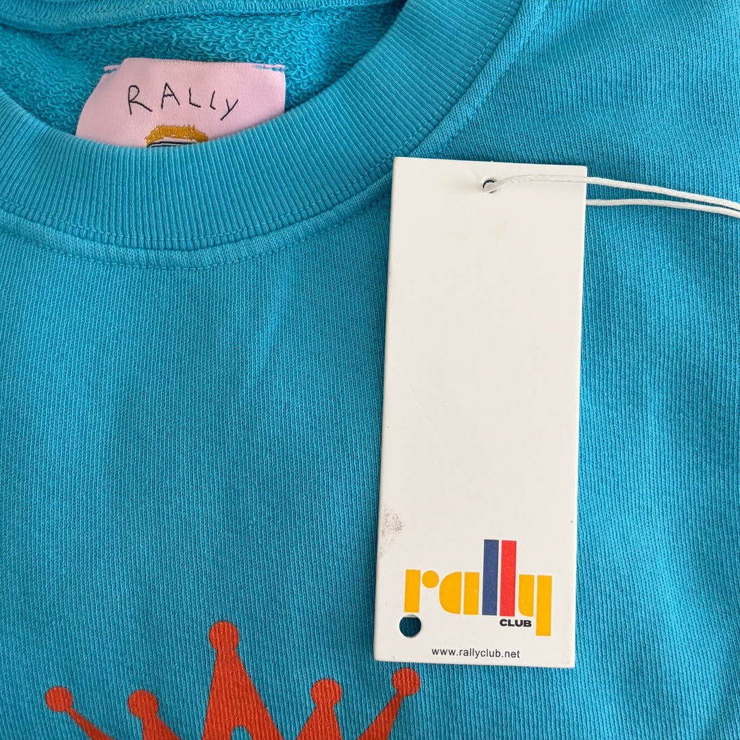 Rally Club Women's Sweatshirt "Pickle Queen" Teal (FINAL SALE ITEM)
