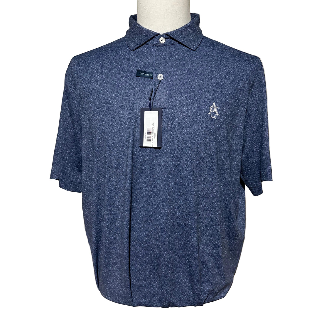 Peter Millar Bittersweet Performance Jersey Polo (w/logo) - Nebula - X-Large - Skorzie