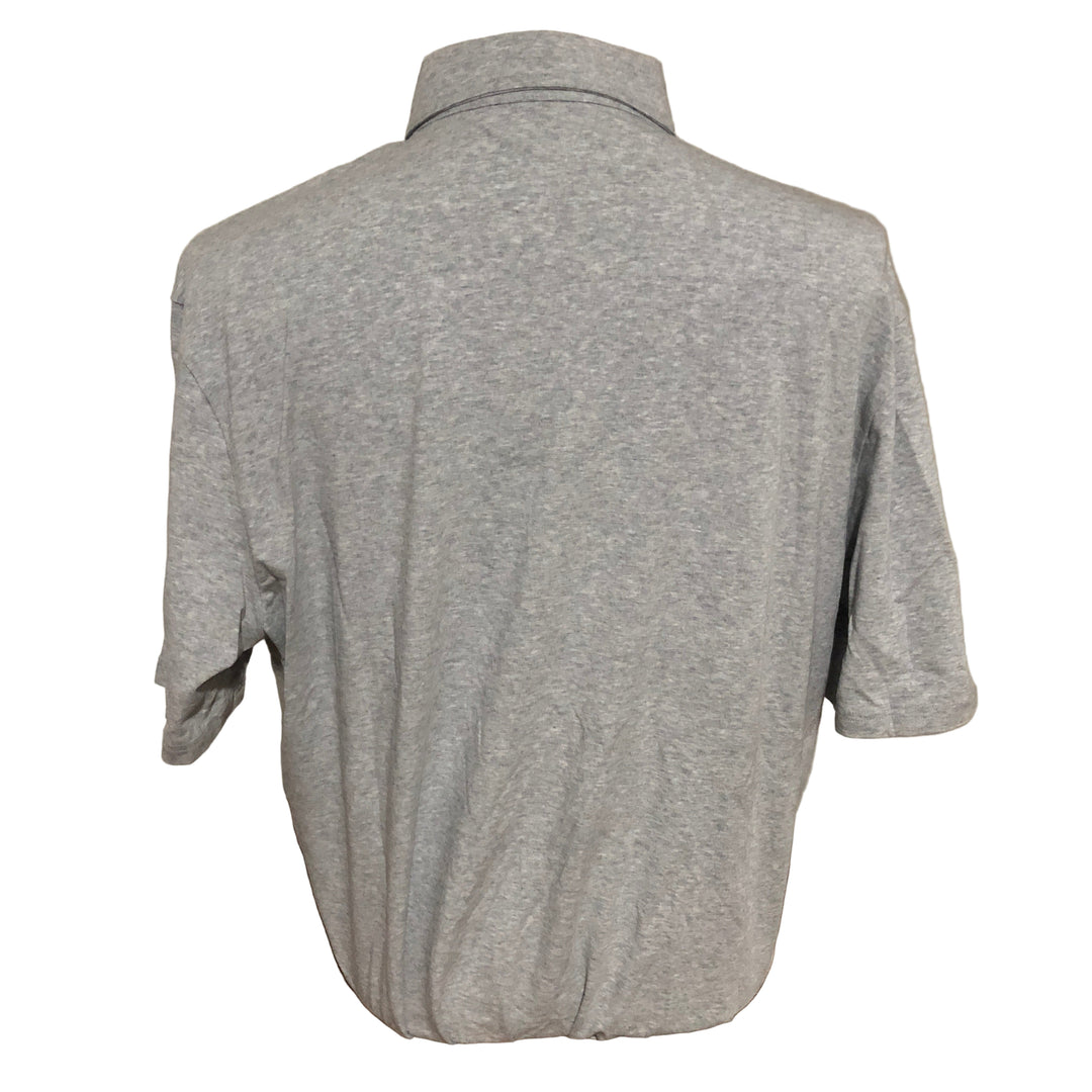 Johnnie-O Original Button Polo (w/ logo) - Heather Grey - X-Large - Skorzie