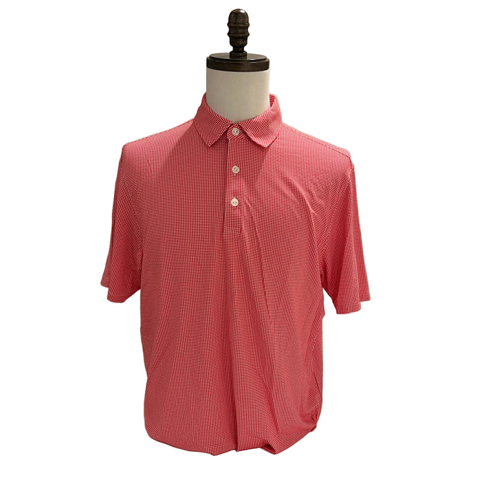 IBKUL Checkered Polo - Red - Large - Skorzie