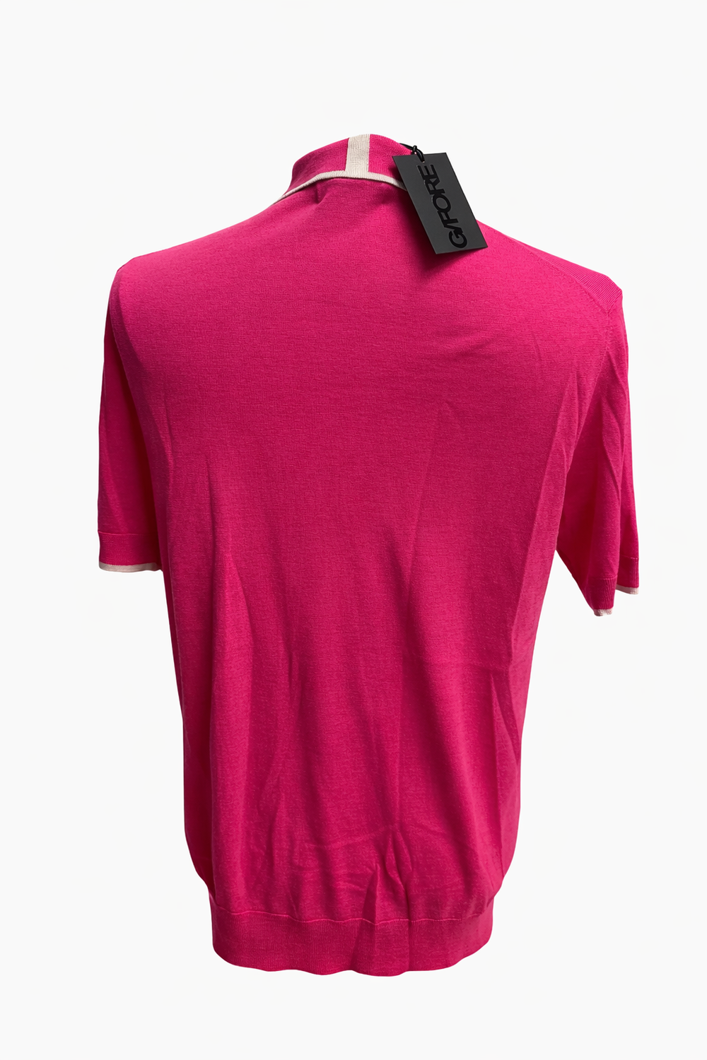 G/FORE LTD Release Merino Wool Knit Sweater Polo - Pink - Medium - Skorzie