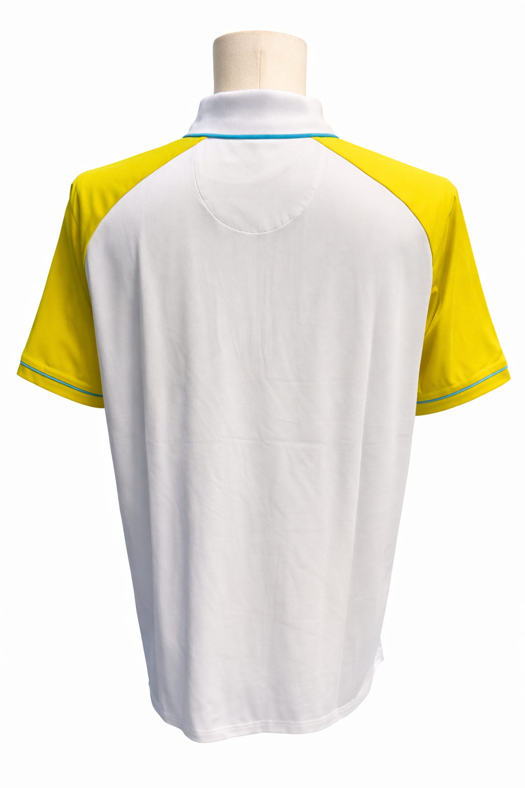 Penguin Yellow/White Quarter Zip Polo - Medium - Skorzie