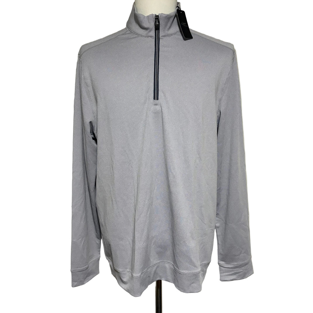 Greg Norman Legend Quarter Zip - Charcoal - Large - Skorzie
