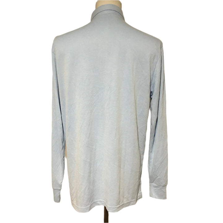 Turtleson Lester LS Polo (w/ logo) - Luxe Blue - Skorzie