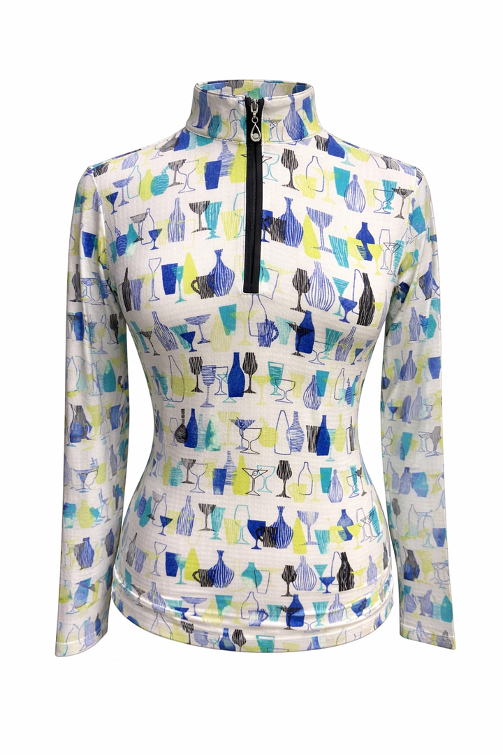 SanSoleil SOLTEKICE L/S SOLID POLO - Lido Lounge - Skorzie