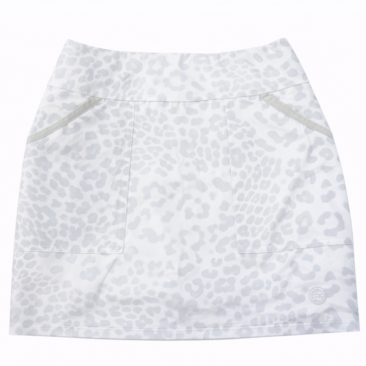 Foray Golf Edit Skirts 15" - White Leopard - Skorzie