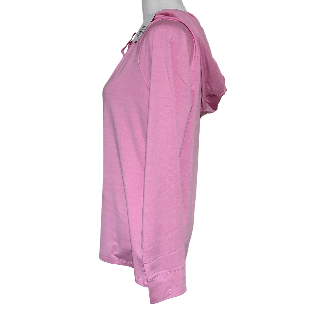 Greg Norman Momentum Golf Hoodie - Pink Dream Heather - Medium - Skorzie