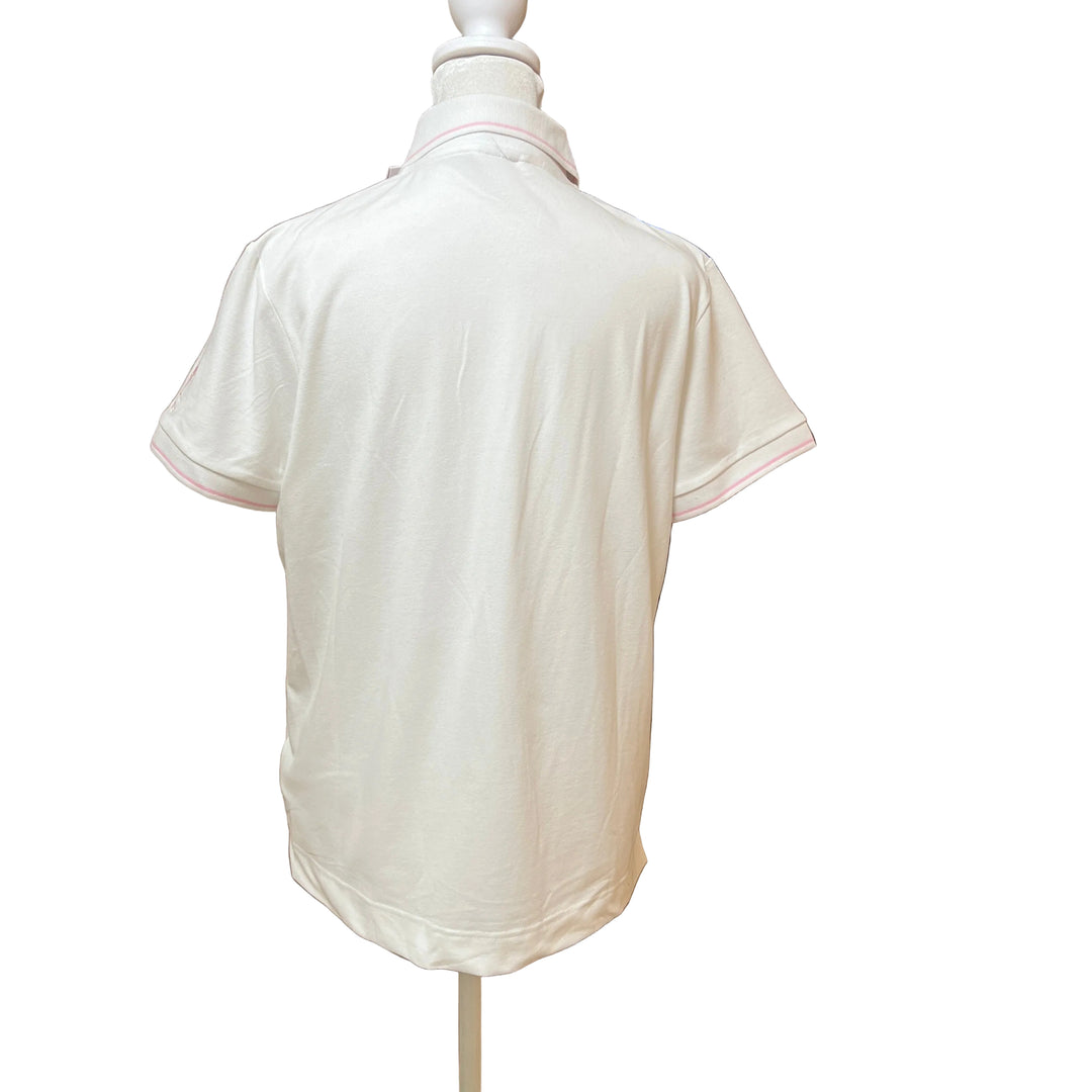 Daily Sports Tour SS Polo (w/ logo) - White - Large - Skorzie