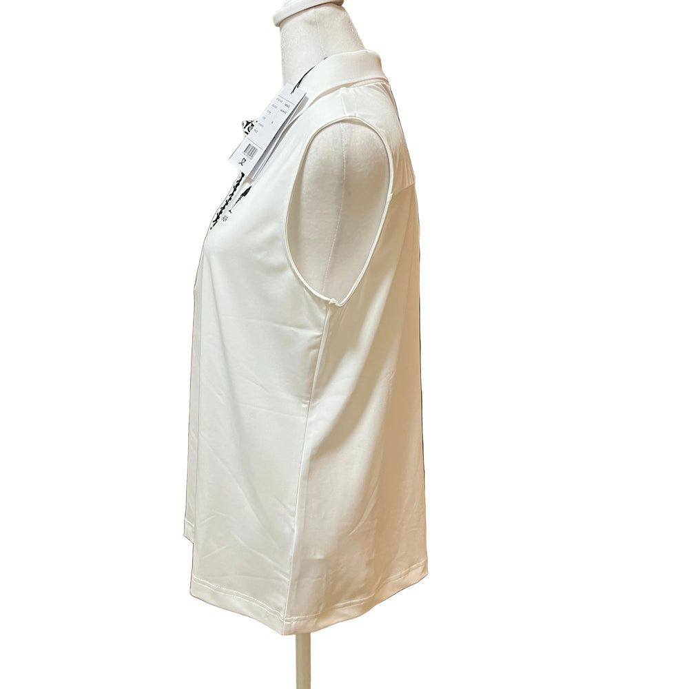 Daily Sports Diamond SL Polo (w/ logo) - White - X-Large - Skorzie