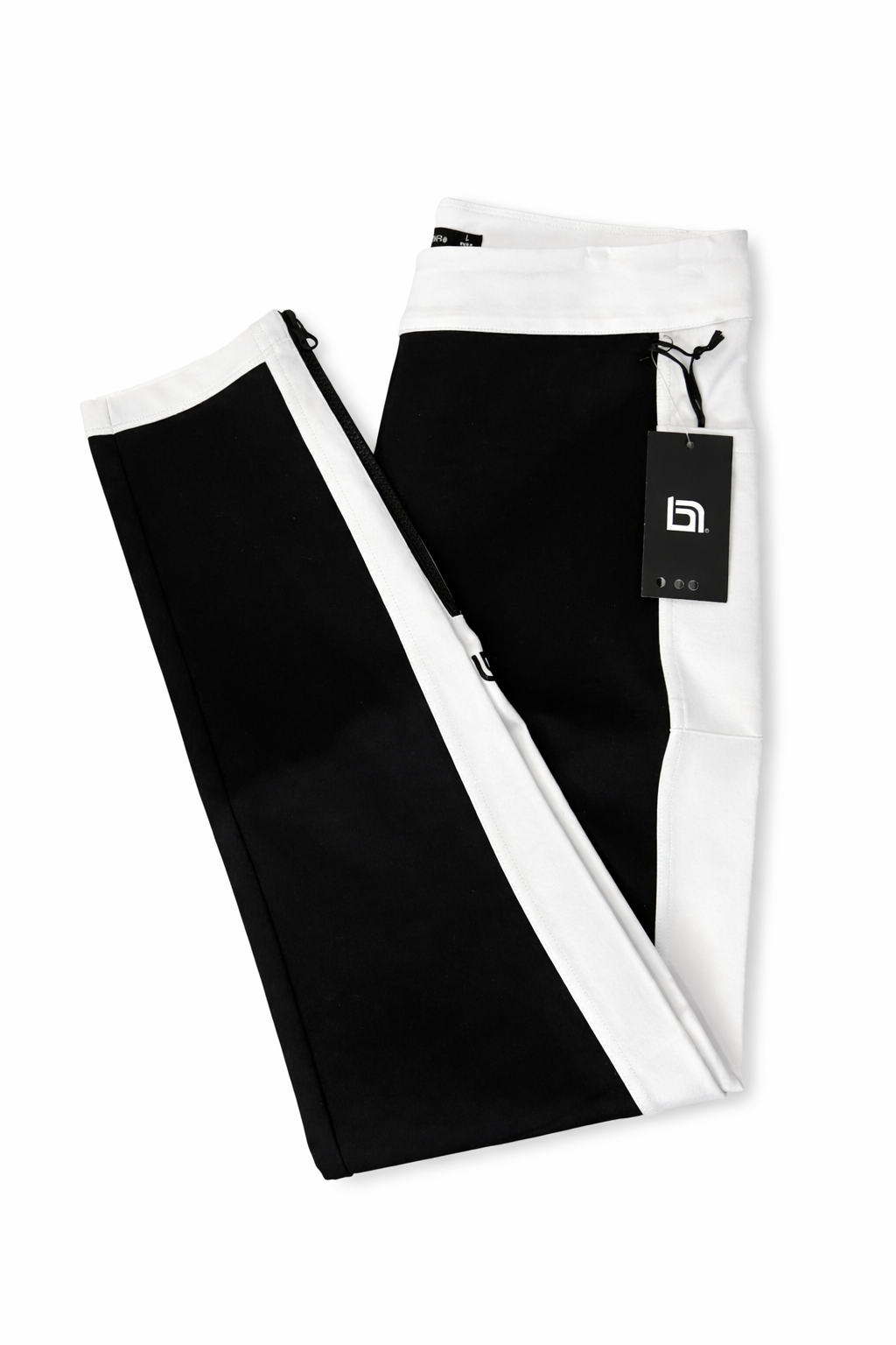 Blanc Noir Women's Racing Legging - Black/Optic White - Skorzie