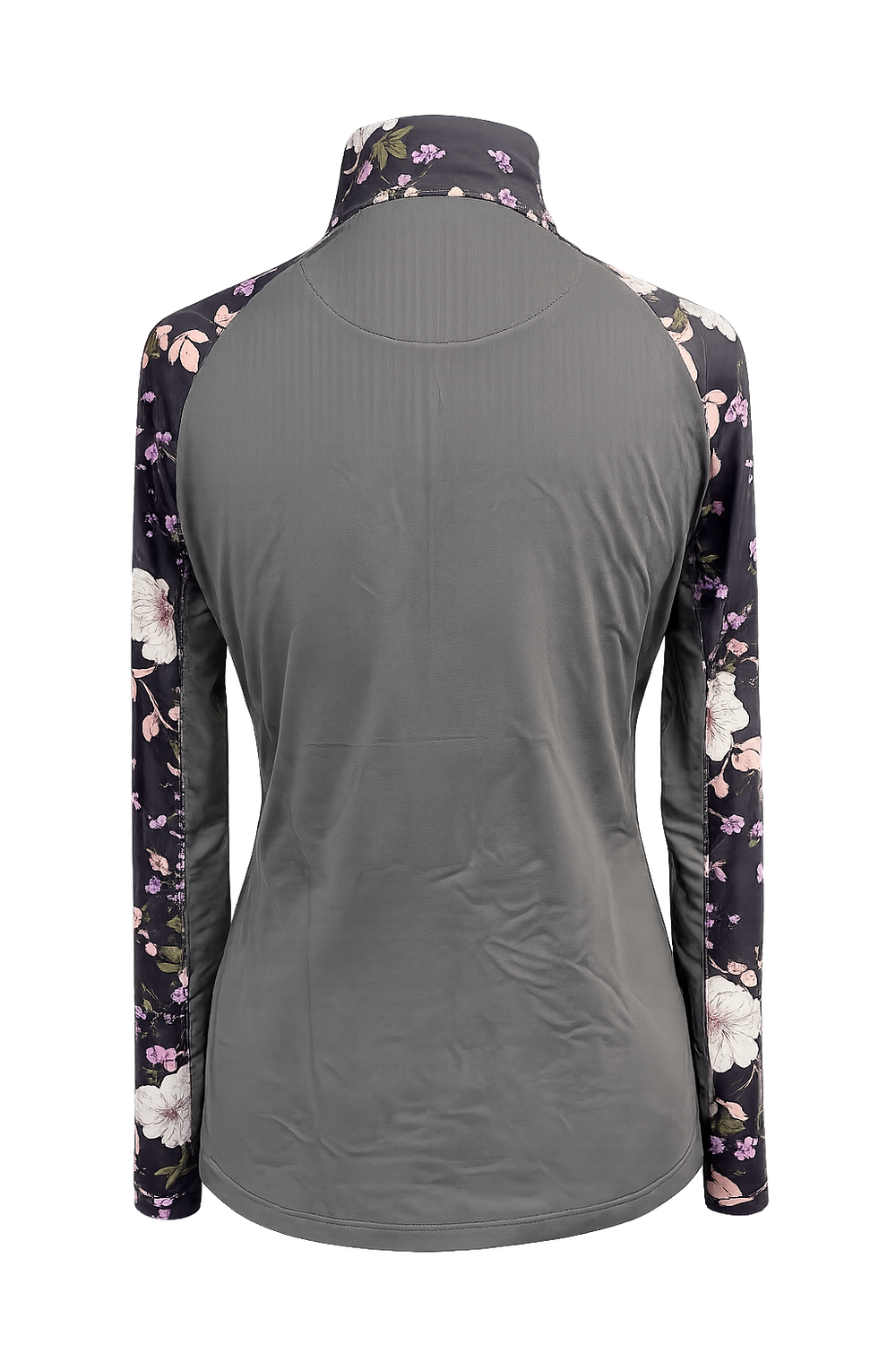 Kastel Denmark Long Sleeve Raglan 1/4 Zip Sun Shirt - Slate Garden Rose - Skorzie