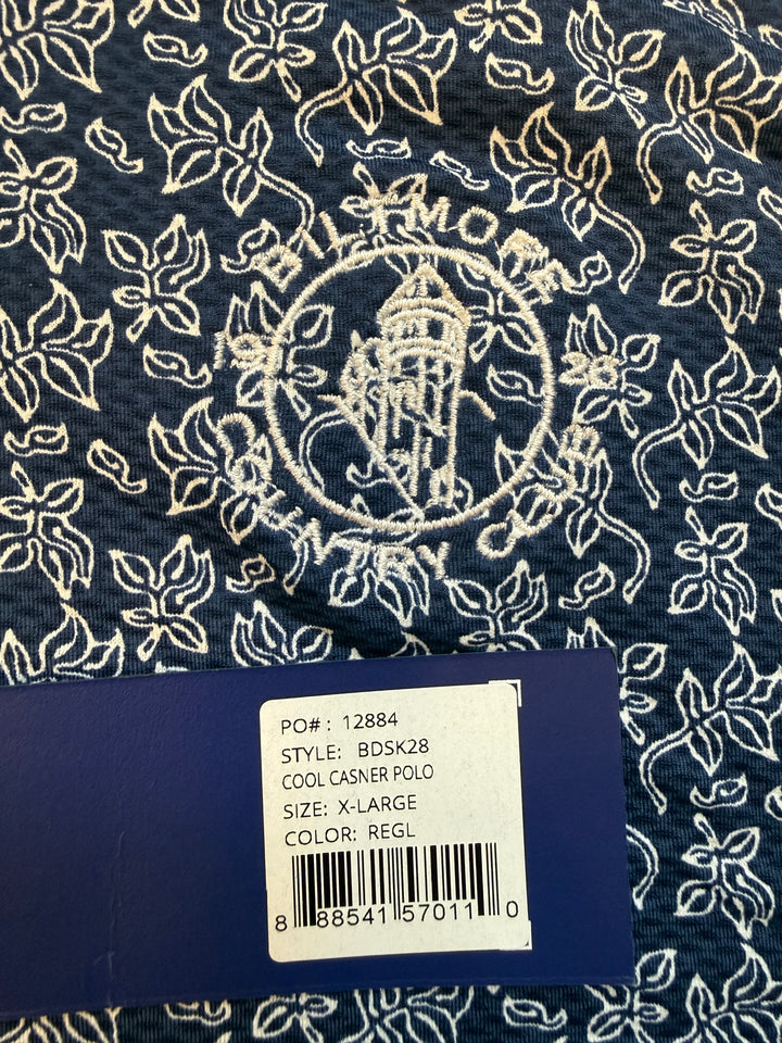 B Draddy Casner Polo (w/ logo) - Regal Blue - XL