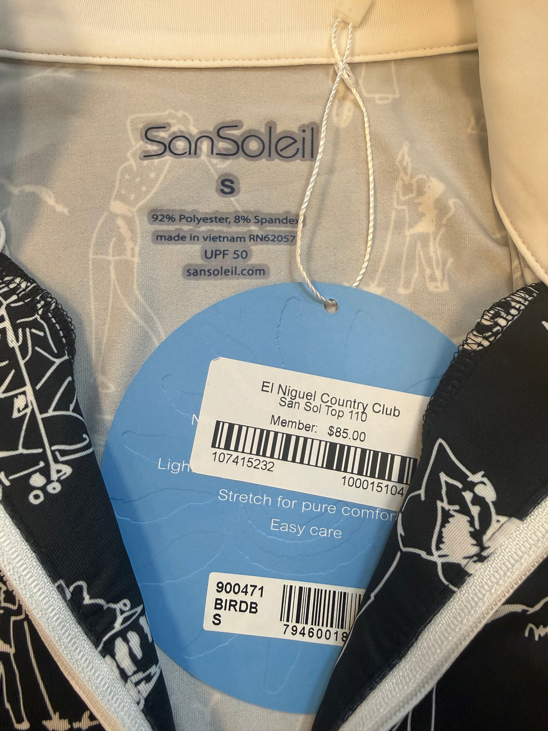 SanSoleil SOLCOOL SLEEVELESS MOCK - Birdie Babe - Small
