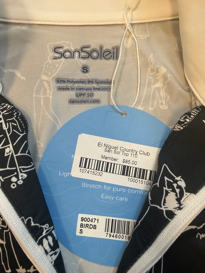 SanSoleil SOLCOOL SLEEVELESS MOCK - Birdie Babe - Small