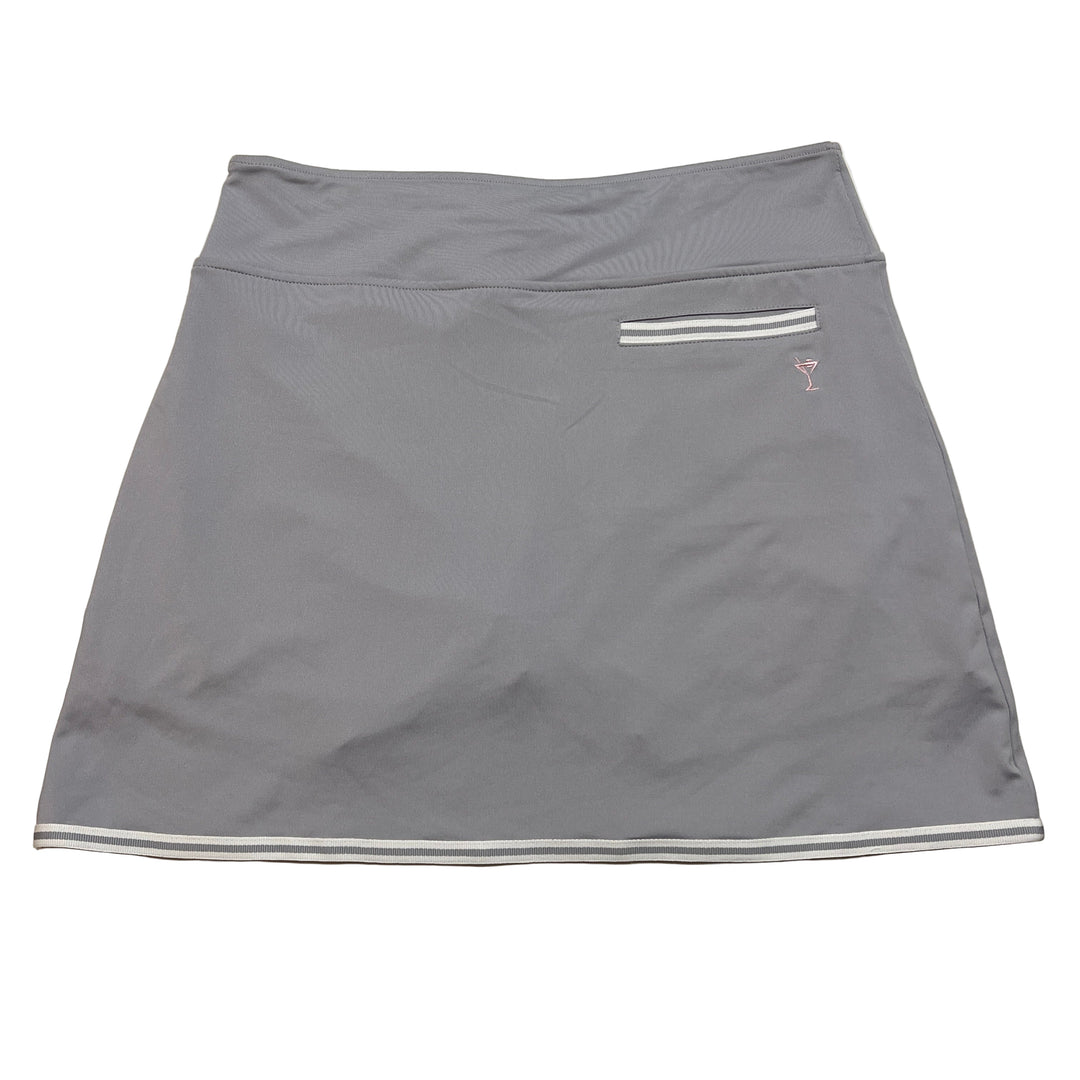 Golftini Silver Lining Skort 17" - Grey - Large