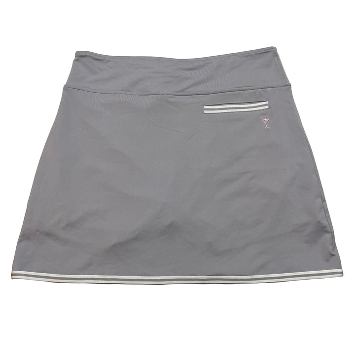 Golftini Silver Lining Skort 17" - Grey - Large