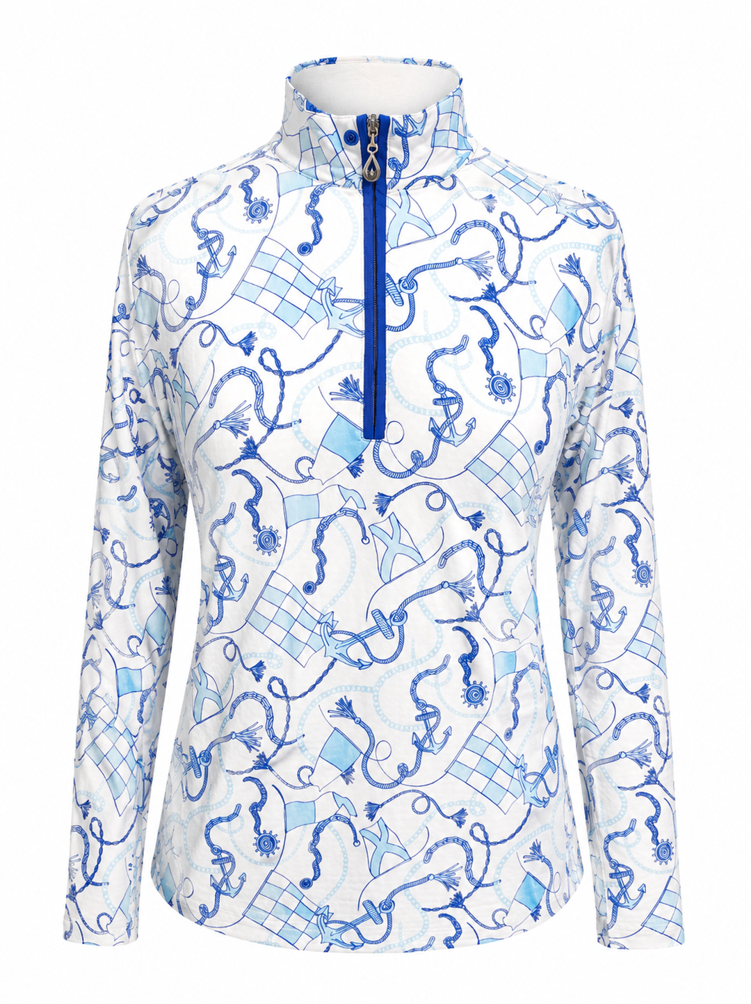 SanSoleil SolCool Print Mock - Starboard Blue - Medium