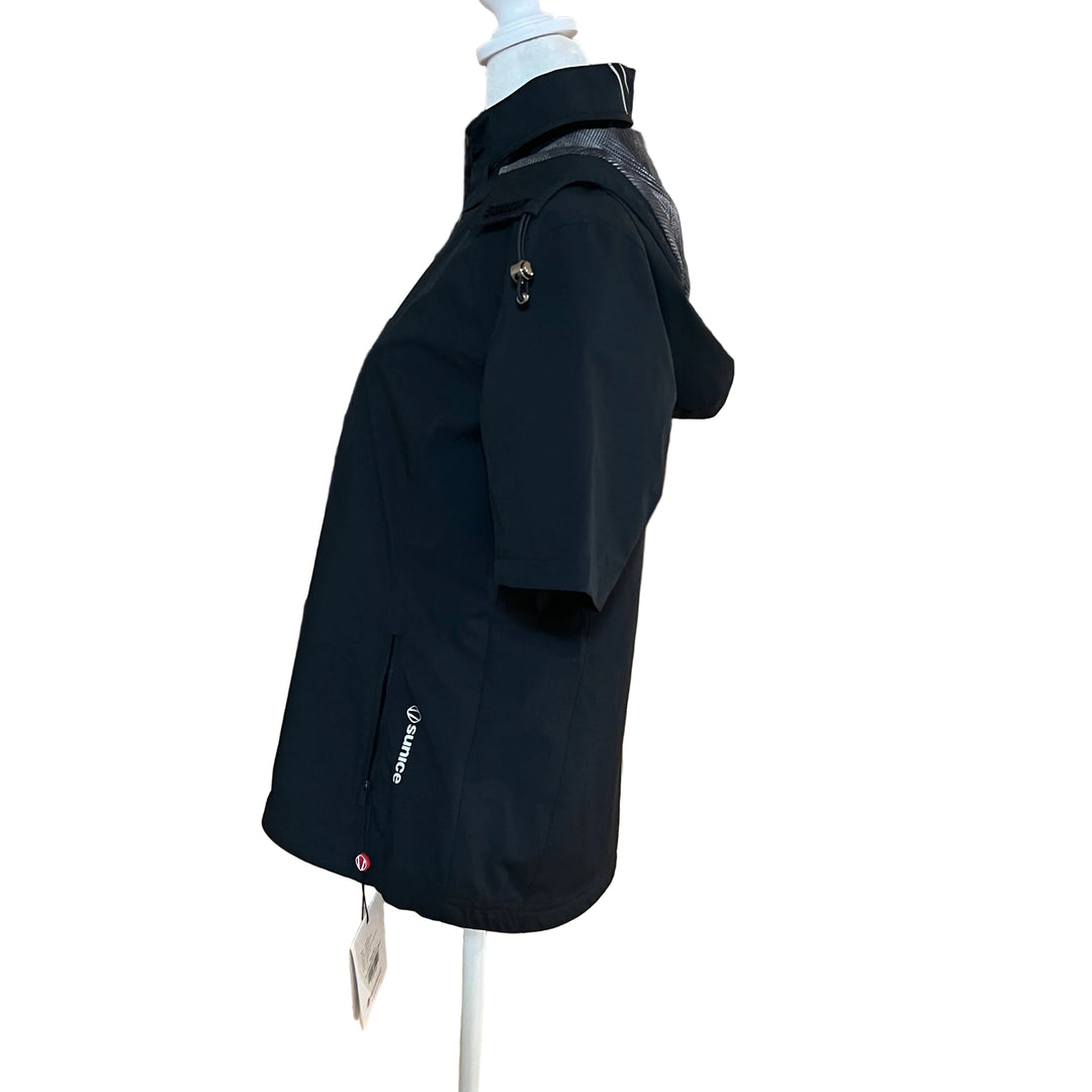 Sunice Amber Wind SS Hooded Jacket - Black - Medium