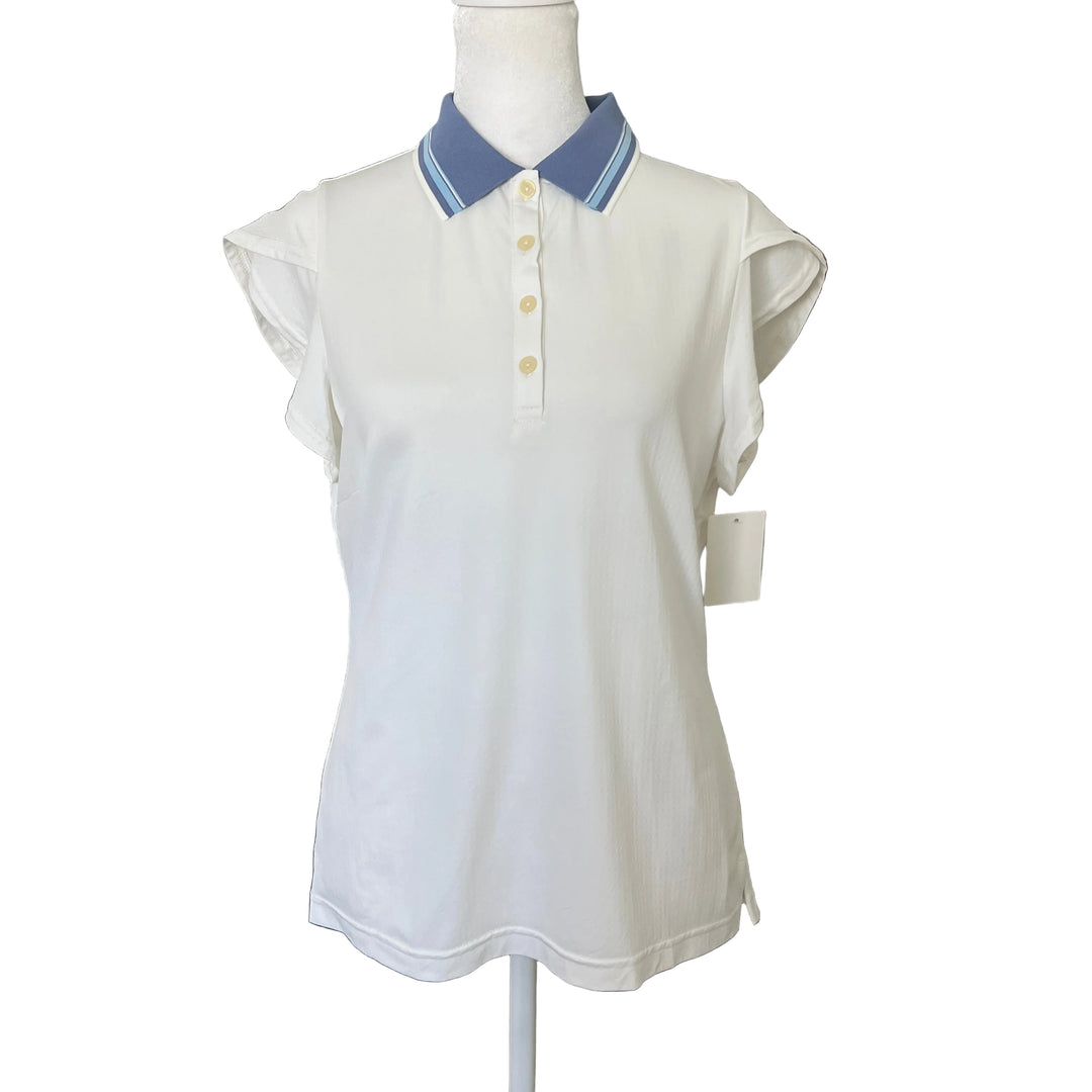 GGBlue Harper Ice Short Sleeve - White/Blue - Small - Skorzie
