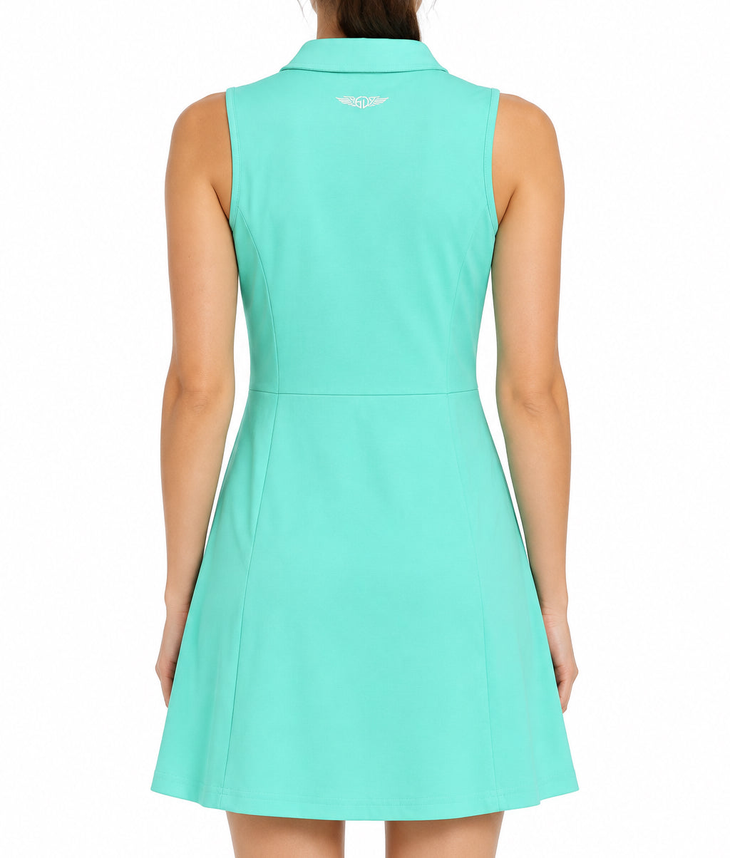 Straight Down Women's Golf Dress Greta Cascade Size M