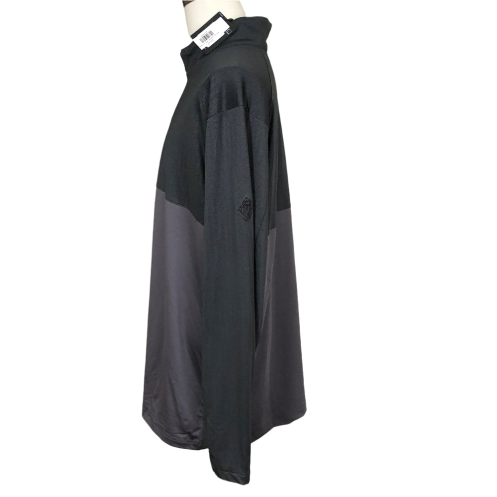 Dunning Golf 1/4 Zip (w/ logo) - Grey Chevron - XXX-Large - Skorzie