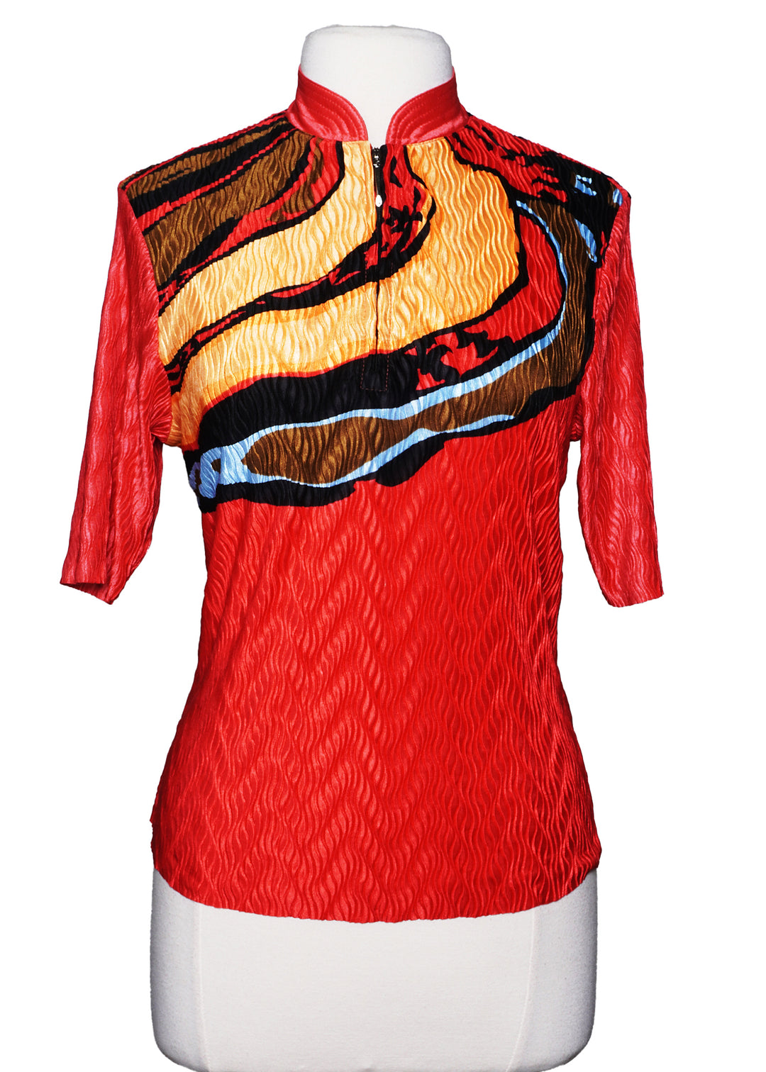 Jaime Sadock Raglan Sleeve Top - Persian Red - Size Medium - Skorzie