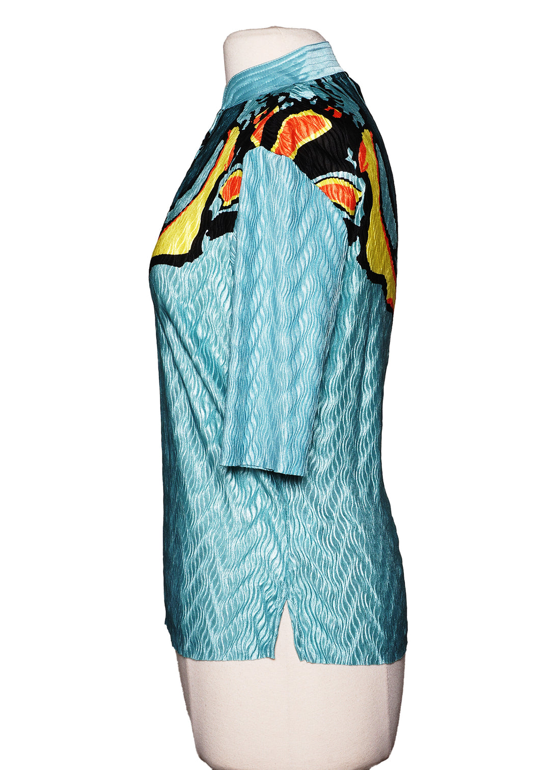 Jaime Sadock Raglan Sleeve Top - Aquamarine - Size Medium - Skorzie