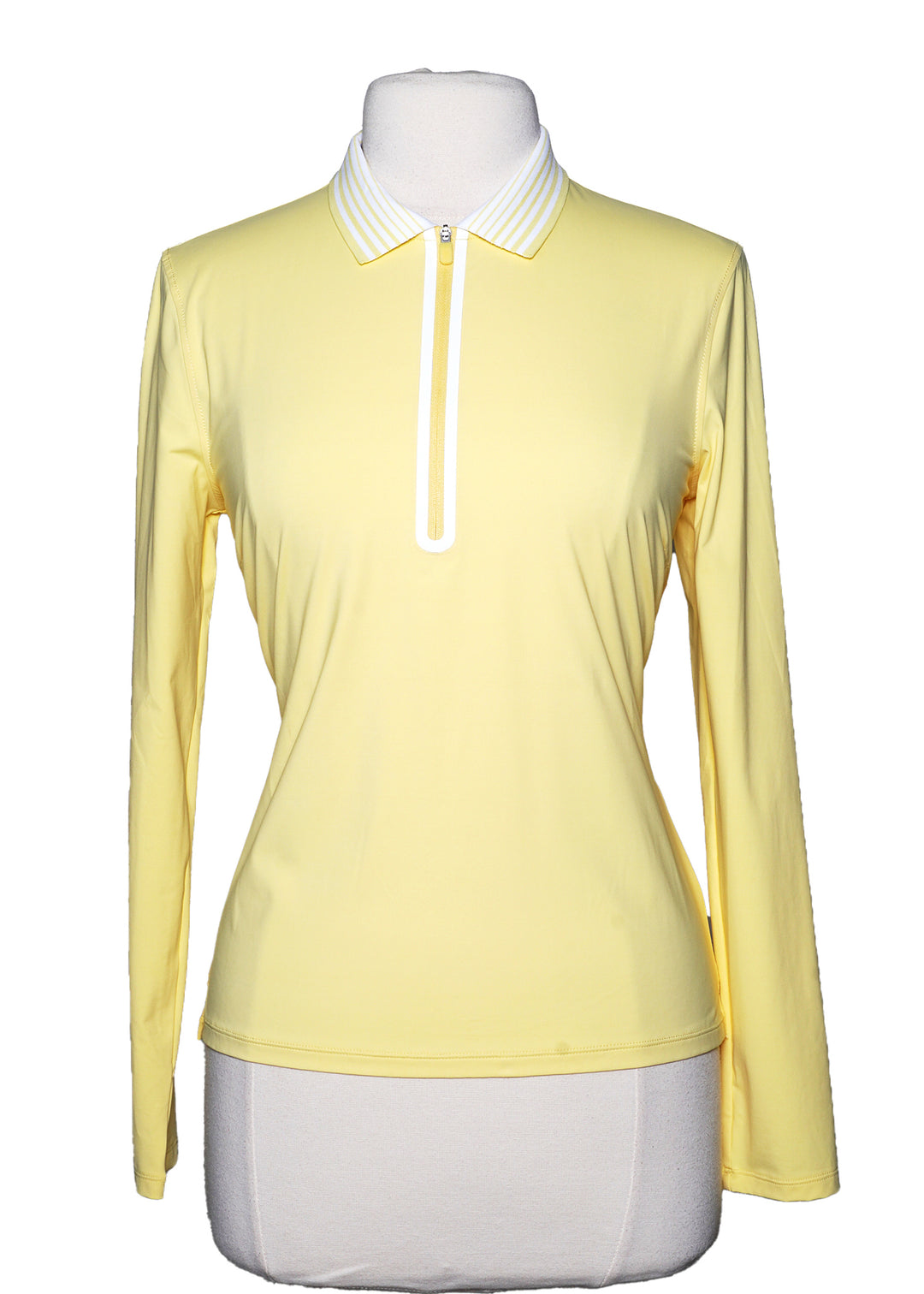 G/Fore Featherweight Longsleeve Polo - Yellow - Skorzie
