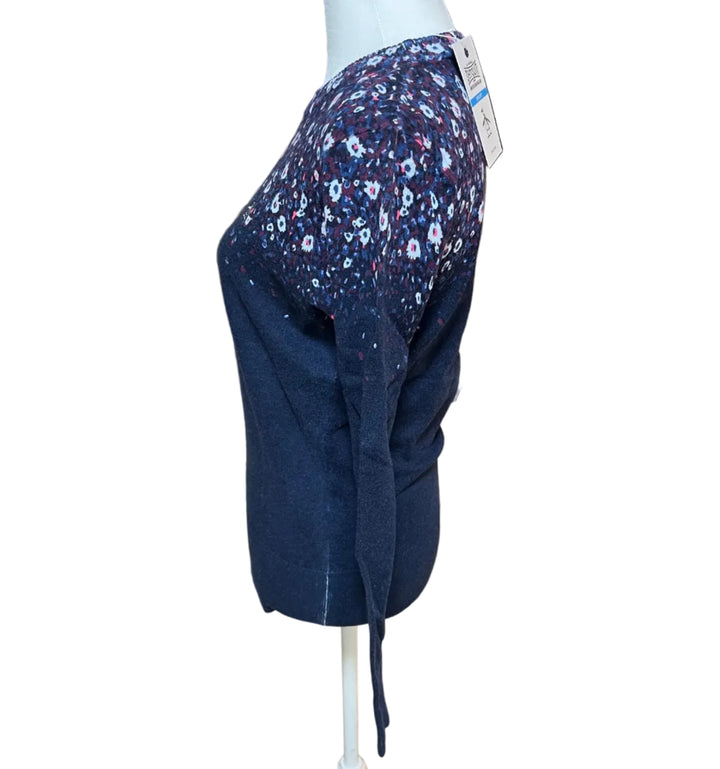 Penguin Zen Floral Sweater - Black Iris - Small - Skorzie