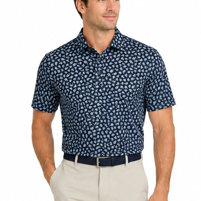 Redvanly Men's Golf Polo Liberton Midnight Navy Size M
