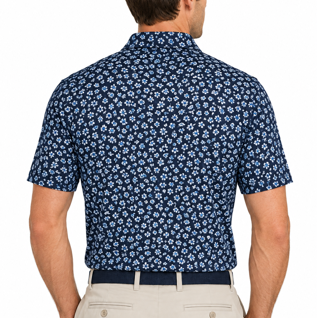Redvanly Men's Golf Polo Liberton Midnight Navy Size M