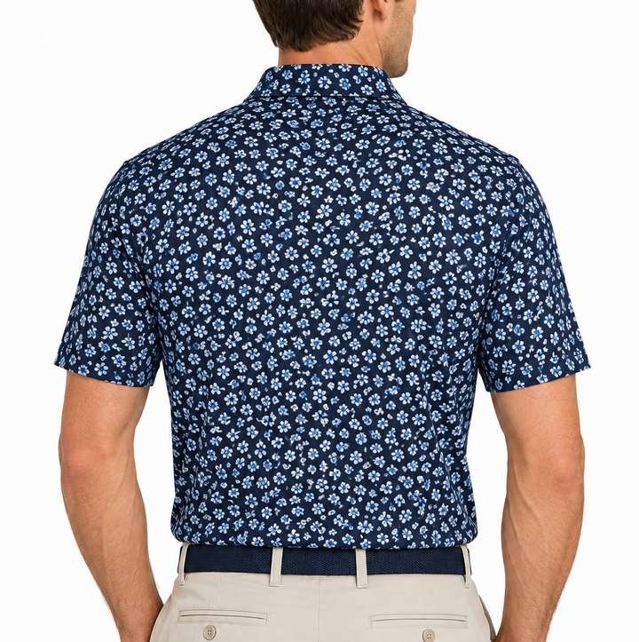Redvanly Men's Golf Polo Liberton Midnight Navy Size M