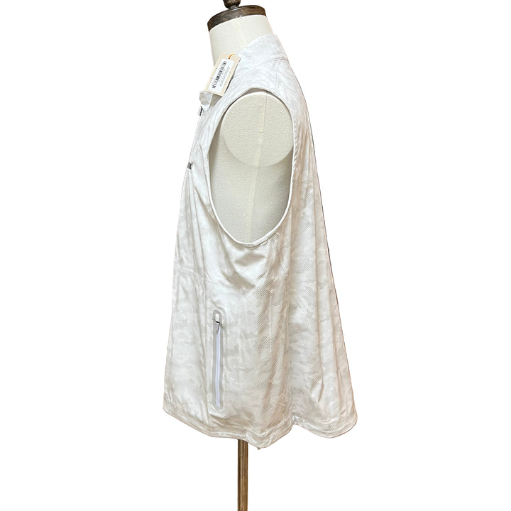 Peter Millar Kinetic Camo Vest (w/logo) - White - X-Large - Skorzie