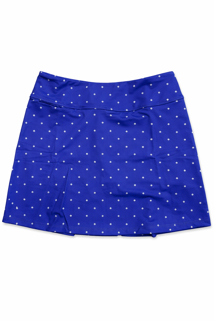 Amy Sport Marisa Pleated Skort 17" - Amethyst Logo