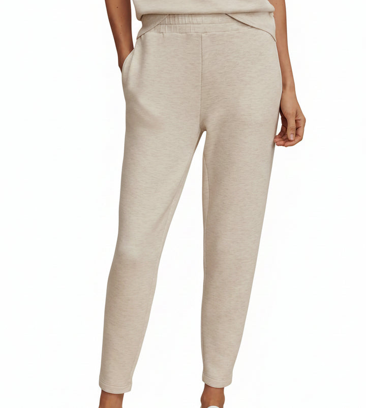Varley Women's Pant The Slim (27.5") Ivory Marl Size XS