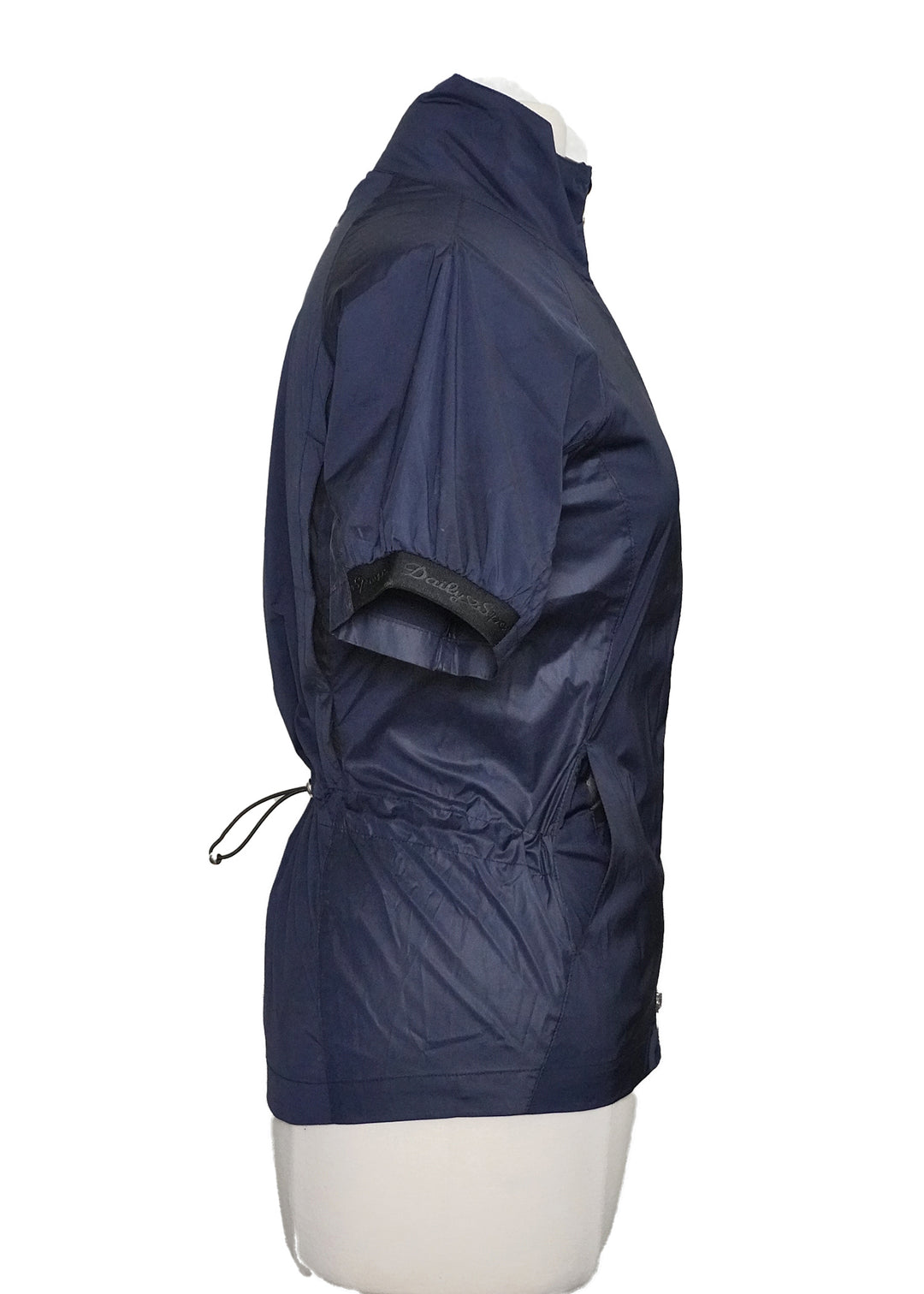 Daily Sports Short Sleeve Wind Jacket - Navy - Size X-Small - Skorzie
