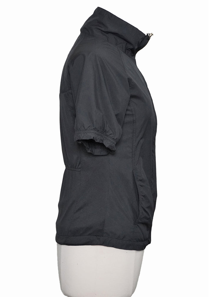 Sunice Cora Short Sleeve Jacket - Black - Size Small - Skorzie