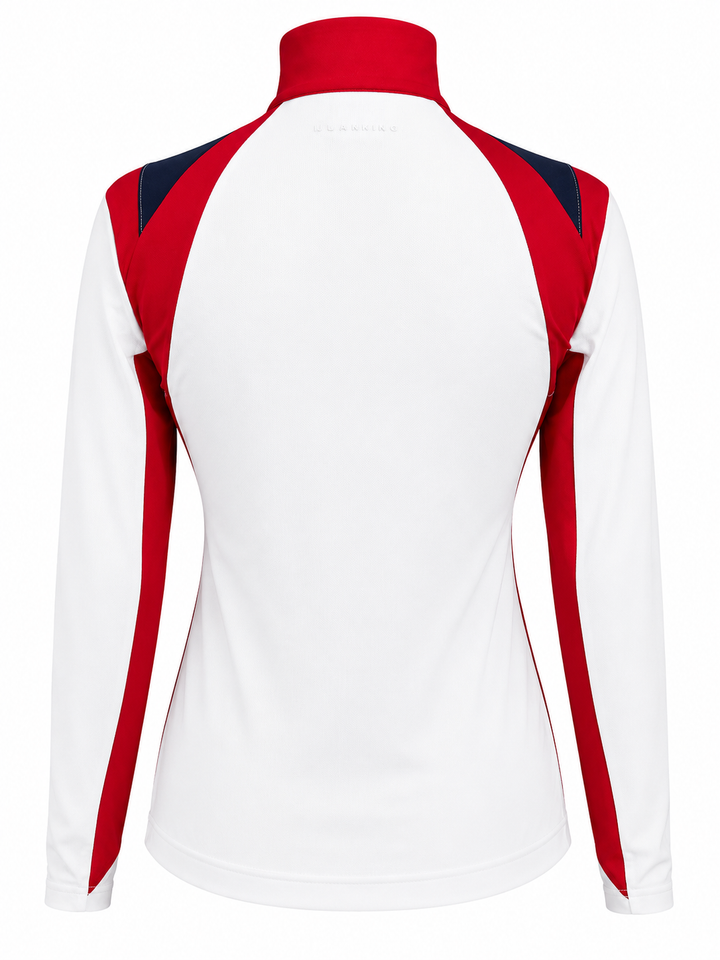 Dunning Solheim Cup L/S Ventilated Mesh Jersey - White