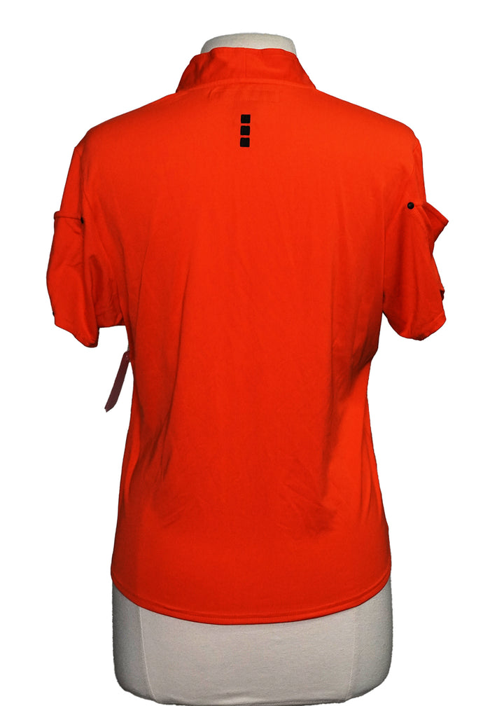 Jaime Sadock Short Sleeve Top - Orange - Size Medium - Skorzie