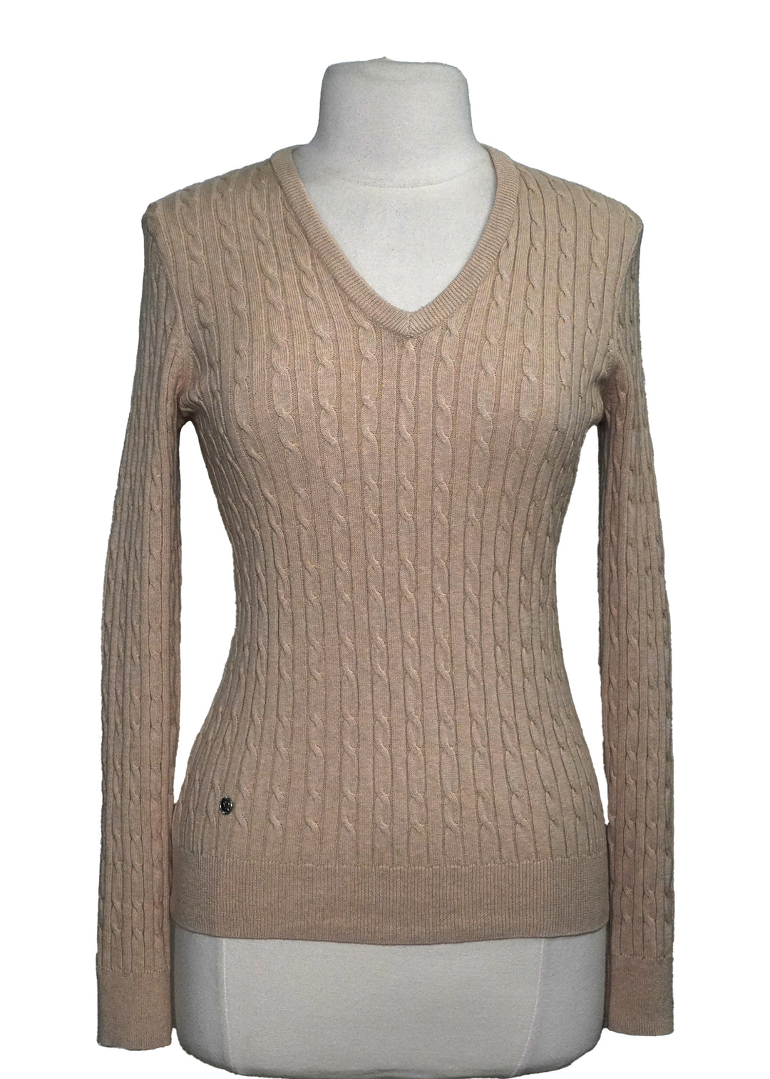 Daily Sports Madelene Kint Pullover - Tan - Size Small - Skorzie