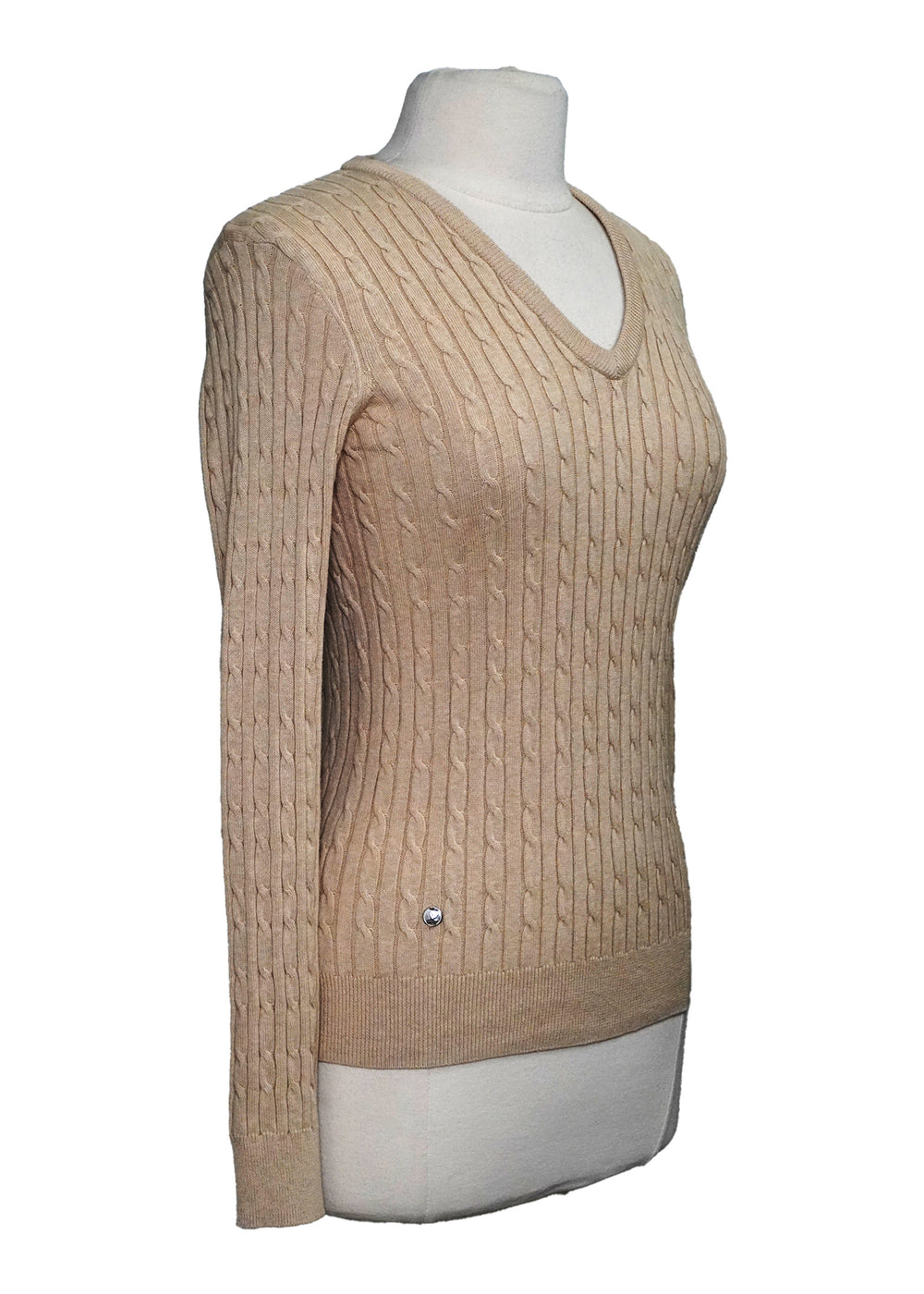 Daily Sports Madelene Kint Pullover - Tan - Size Small - Skorzie