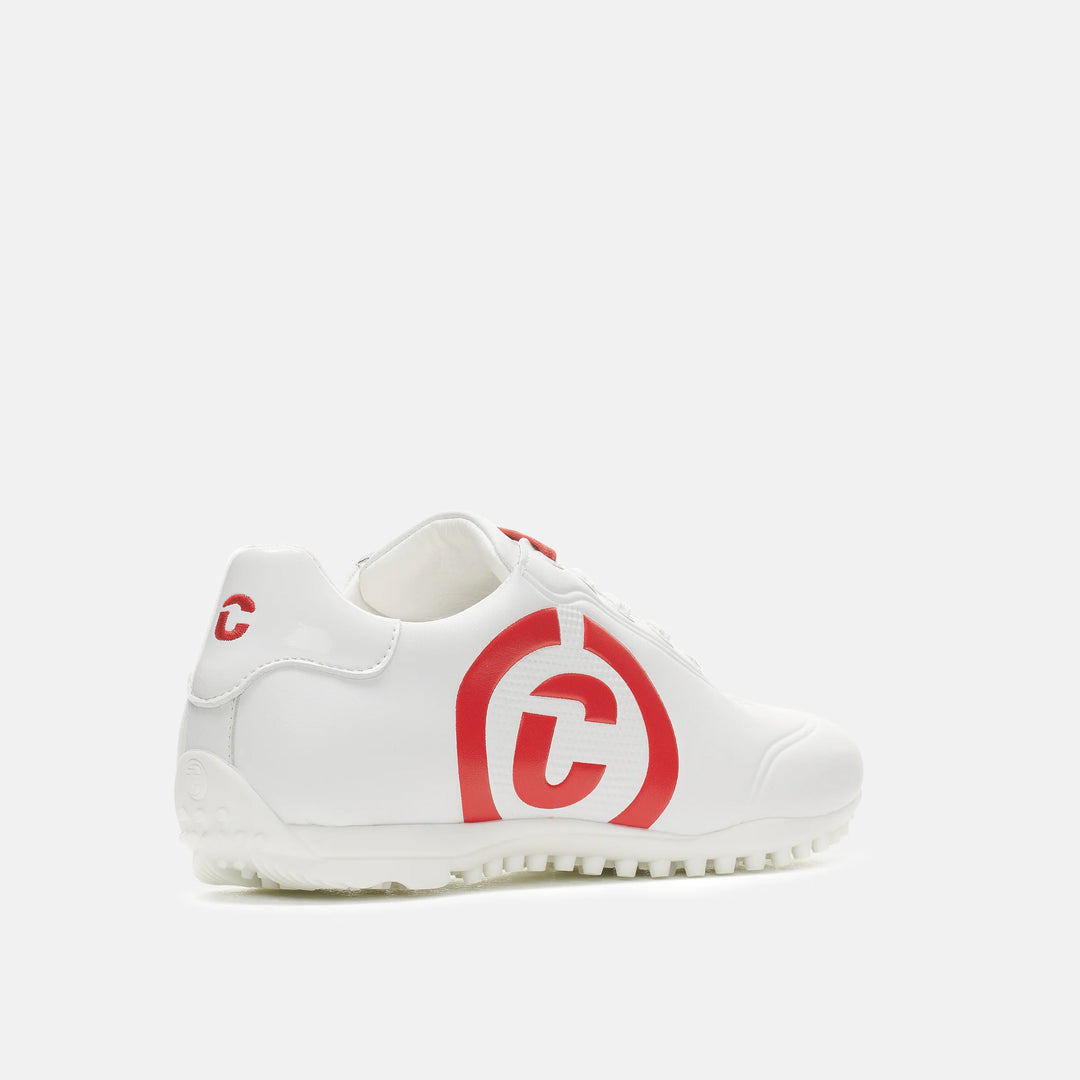 Duca Del Cosma Queenscup Women's Golf Shoes - White/Red - Skorzie