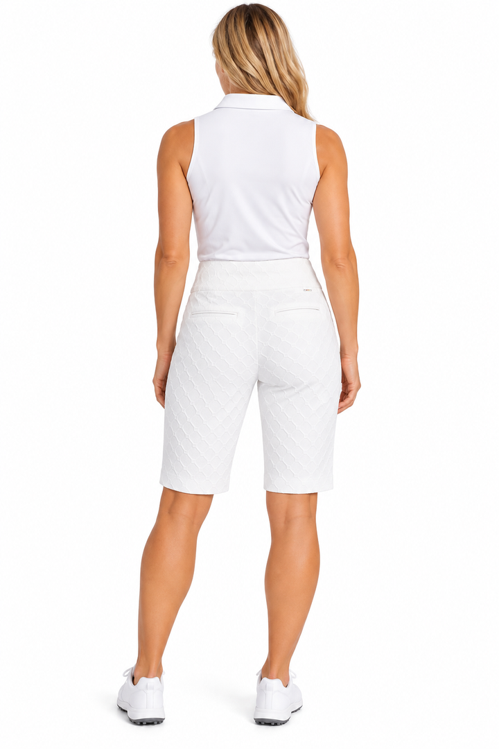 Swing Control Octagon Pattern Master 13 Shorts - White