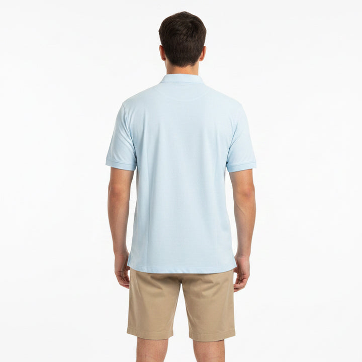 Linksoul Men's Golf Polo Button Down (w/logo) Sea Blue Size XXL (FINAL SALE ITEM)